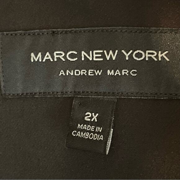 Marc New York Black Dark Academia Classic Double Breasted Blazer NWT Size 2X - Picture 8 of 13
